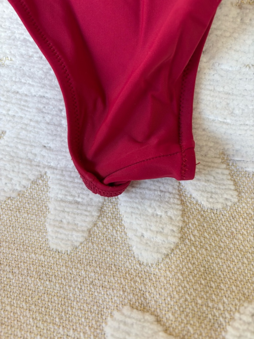 Deep Raspberry Halter One-Piece Swimsuit - Picture 6 of 7